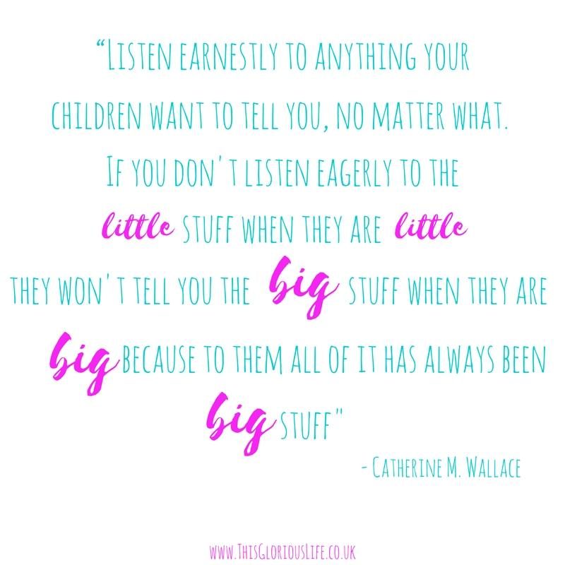 “Listen earnestly to anything your children want to tell you, no matter what. If you don't listen eagerly to the (4)