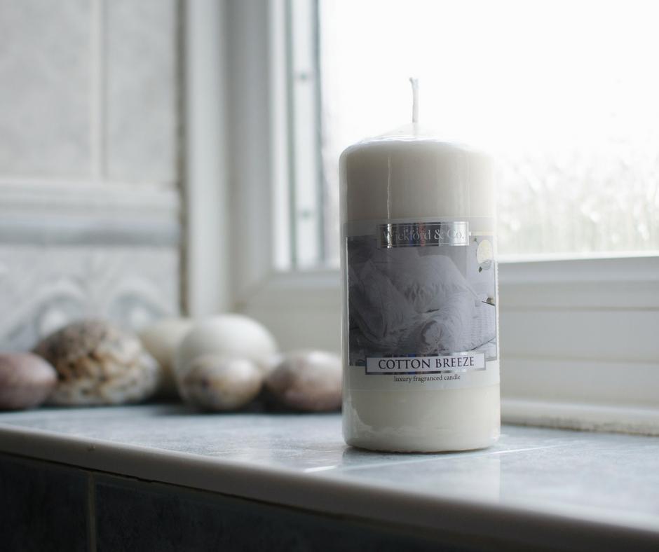 spring refresh cotton breeze scented candle