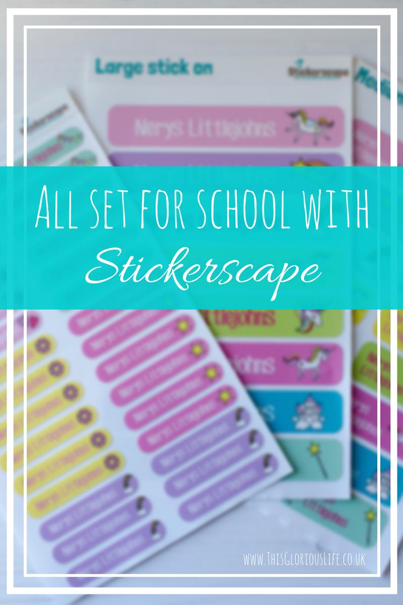 All set for school with Stickerscape 