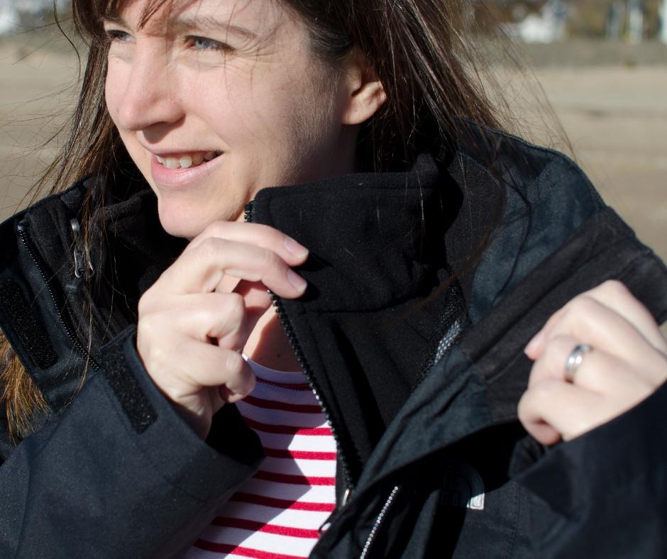 The North Face two in one coat