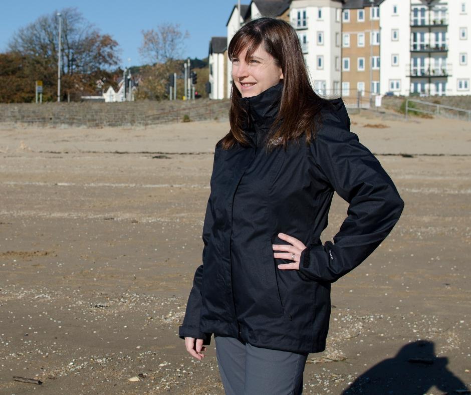 The North Face two in one waterproof coat