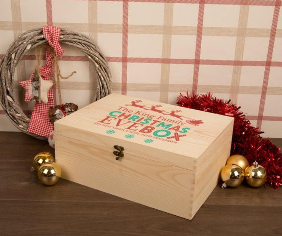 Etsy personalised Christmas eve box