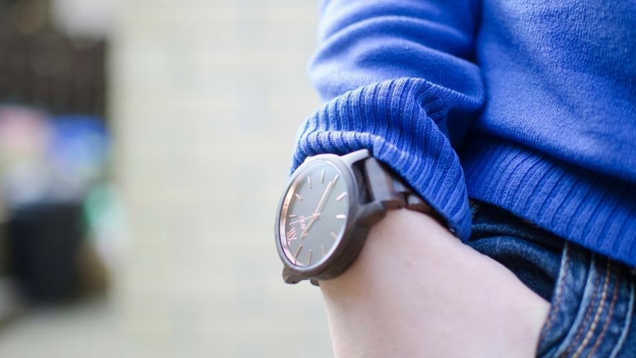 watch on a wrist